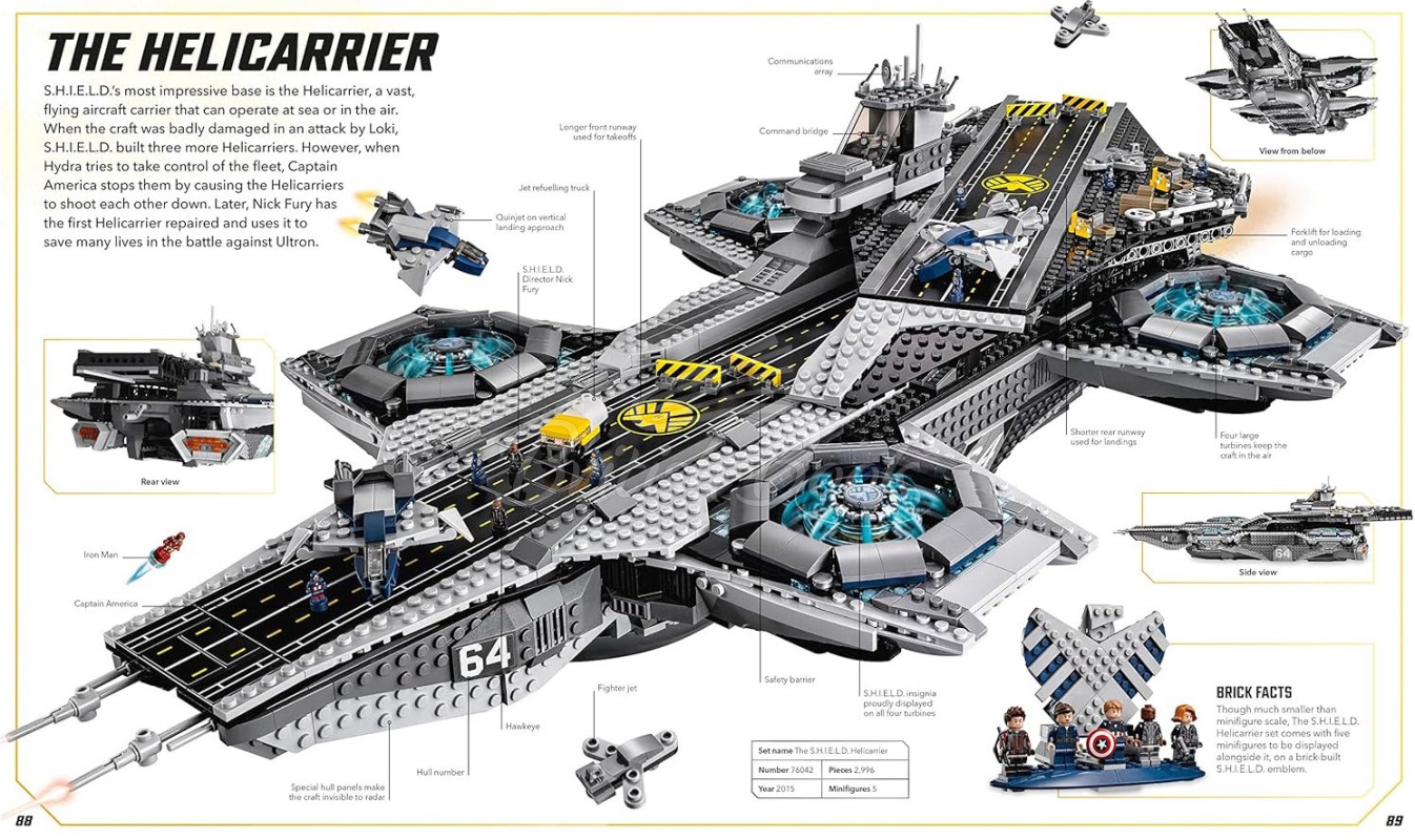 Книга LEGO Marvel Visual Dictionary зображення 4