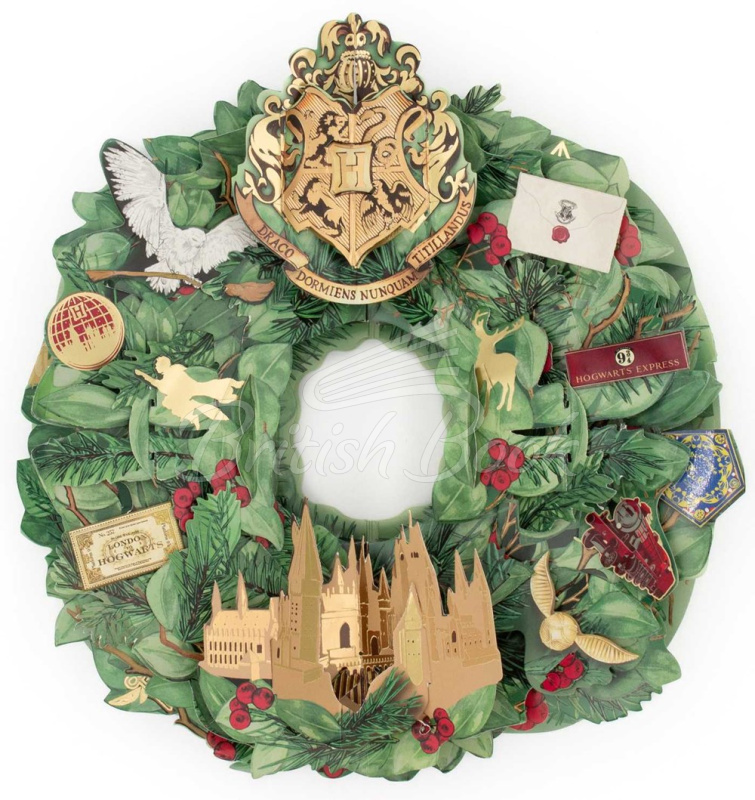 Збірна модель Harry Potter: Hogwarts Pop-Up Holiday Wreath зображення 1