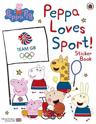 Книга Peppa Loves Sport! Sticker Book зображення
