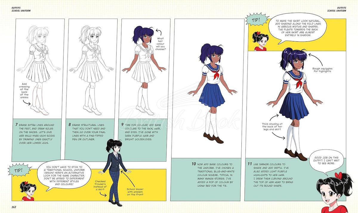Книга Manga Drawing School изображение 7