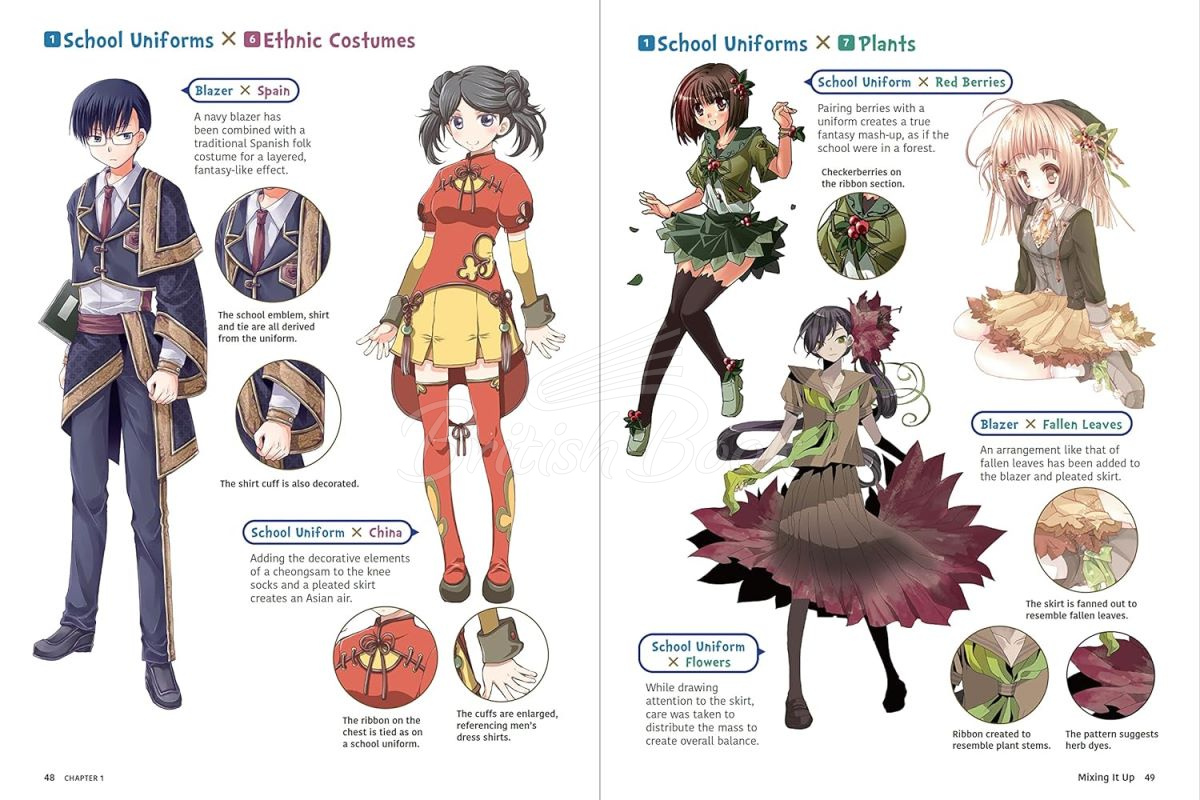 Книга Fantasy Costumes for Manga, Anime & Cosplay изображение 7