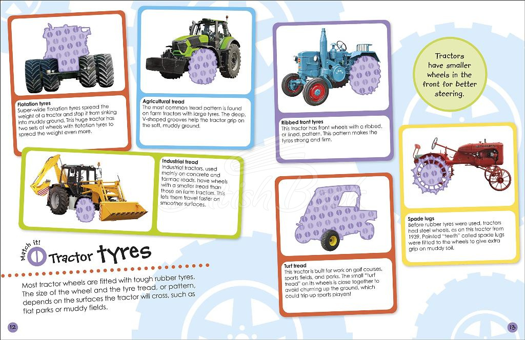 Книга The Ultimate Sticker Book: Tractor зображення 7