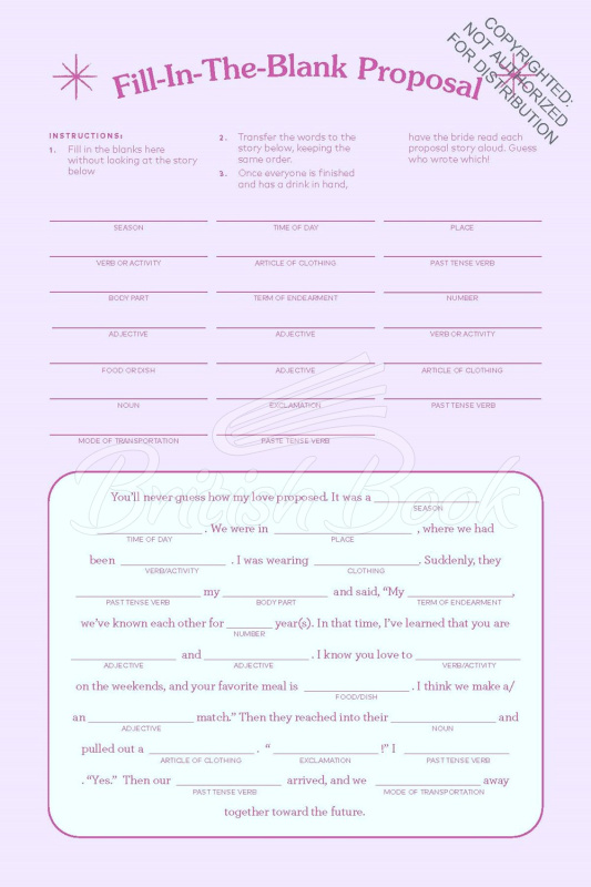Блокнот Bachelorette Party Games изображение 1