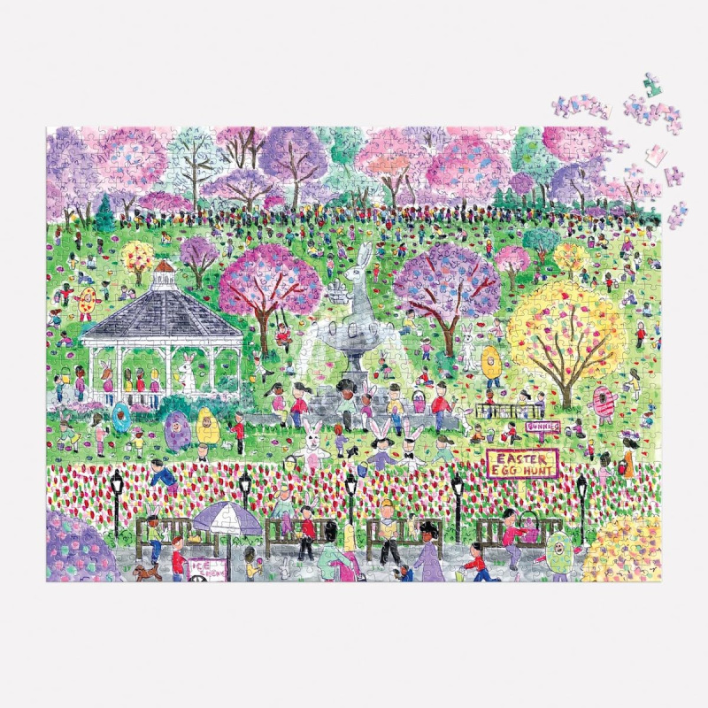 Пазл Michael Storrings Easter Egg Hunt 1000 Piece Puzzle изображение 3