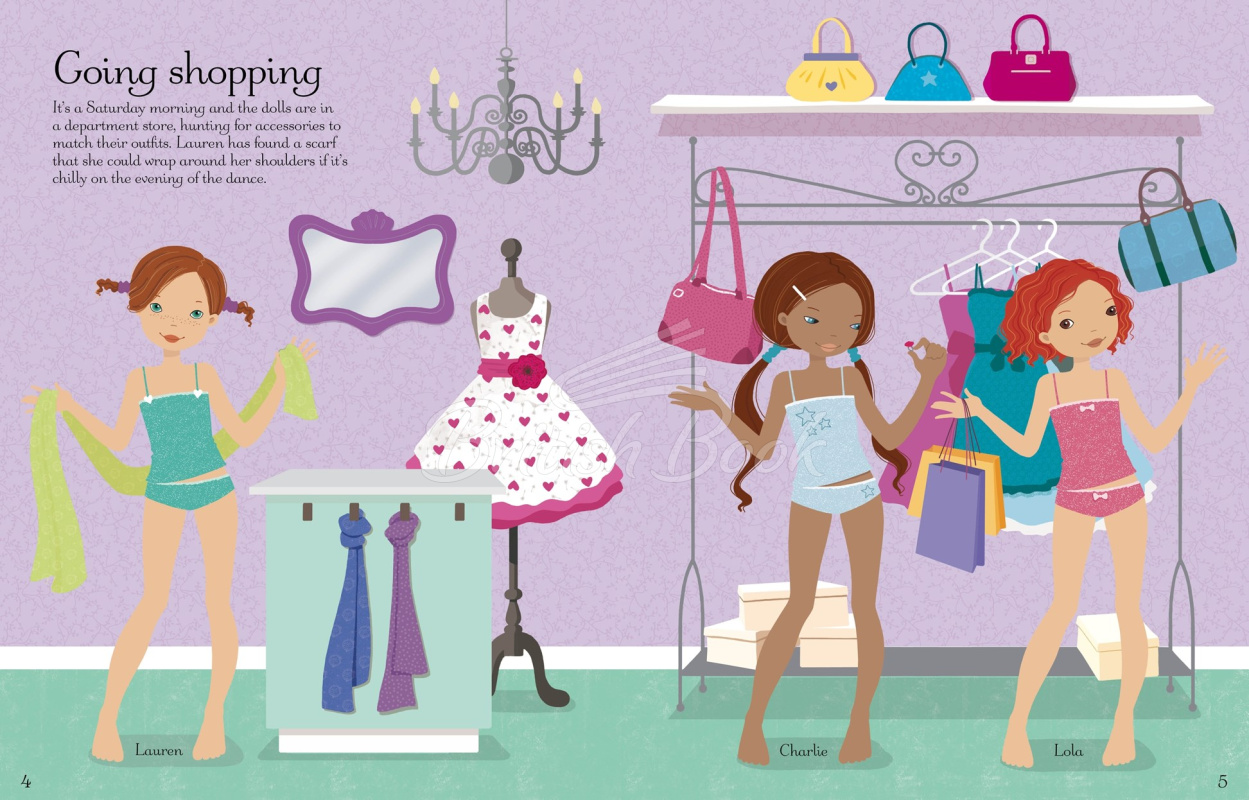 Книга Sticker Dolly Dressing: School Dance изображение 2