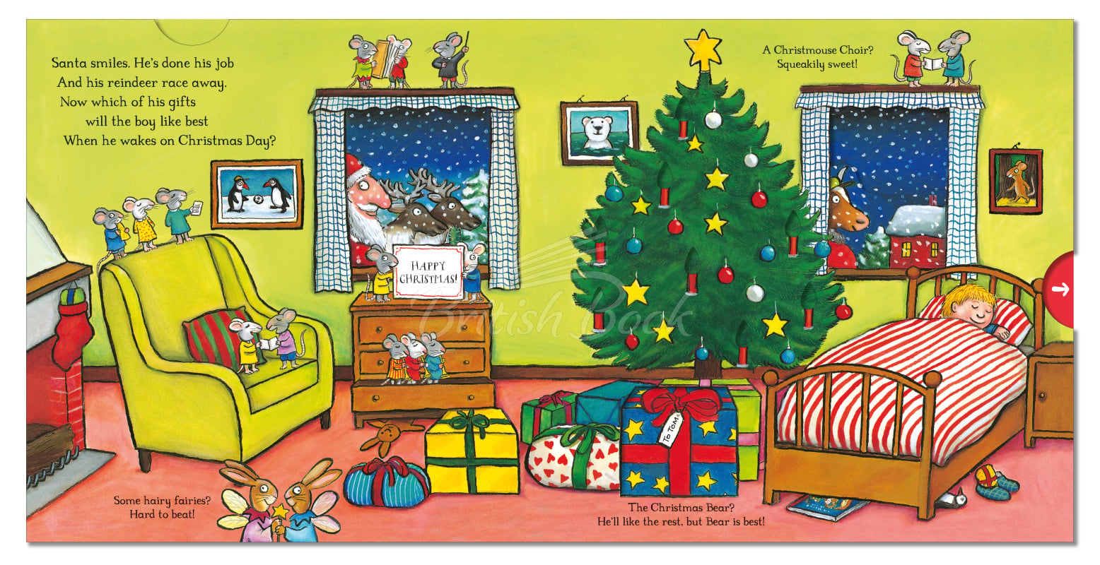 Книга The Christmas Bear (A Push, Pull and Slide Book) зображення 2