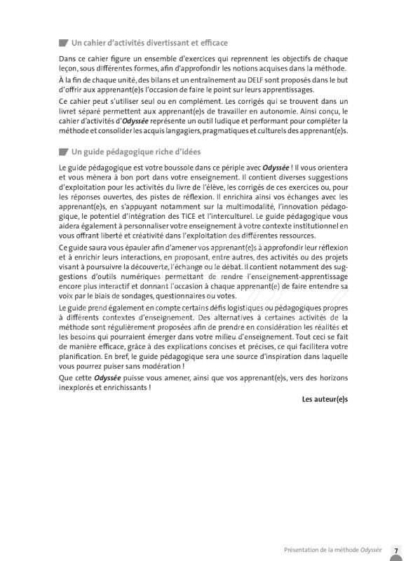 Книга для вчителя Odyssée C1/C2 Livre du professeur зображення 5
