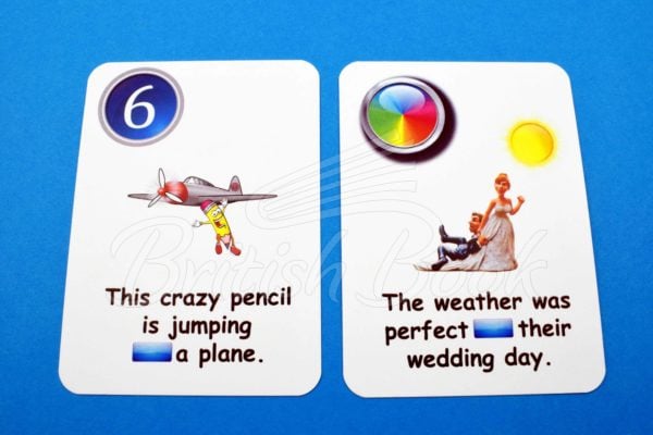 Карточки Fun Card English: Prepositions of Time and Place изображение 6