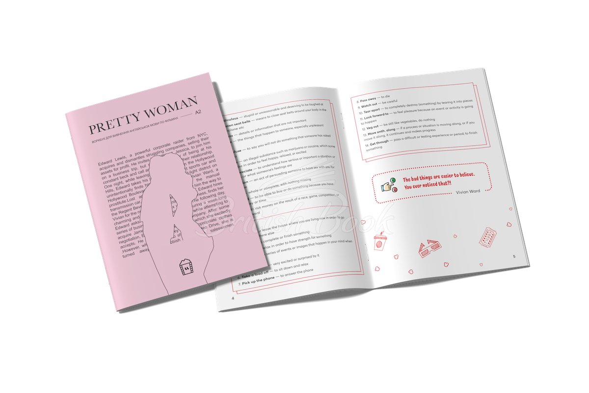 Книга Langlover Workbooks Level A2 Pretty Woman изображение 1