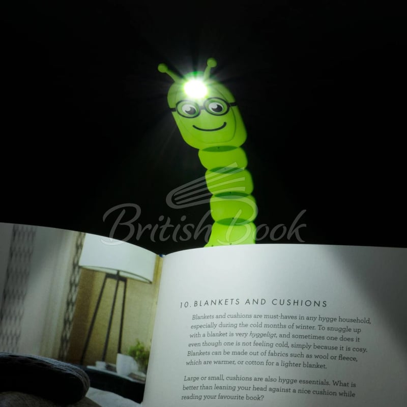 Ліхтарик для книжок Flexilight Bookworm Green зображення 1