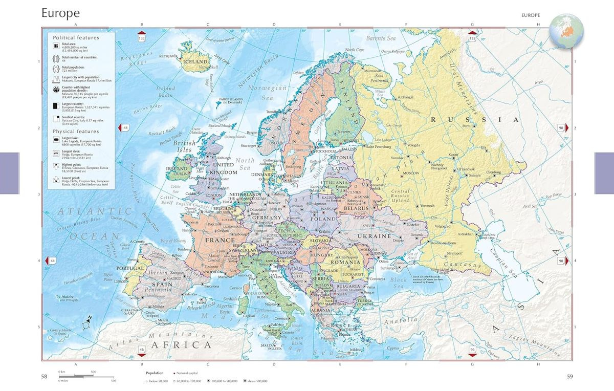 Книга Compact World Atlas зображення 3