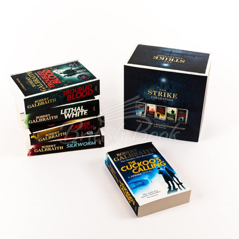 Набор книг Cormoran Strike: The Strike Collection Box Set изображение 3