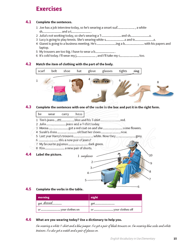 Книга English Vocabulary in Use Third Edition Elementary with eBook and answer key изображение 10