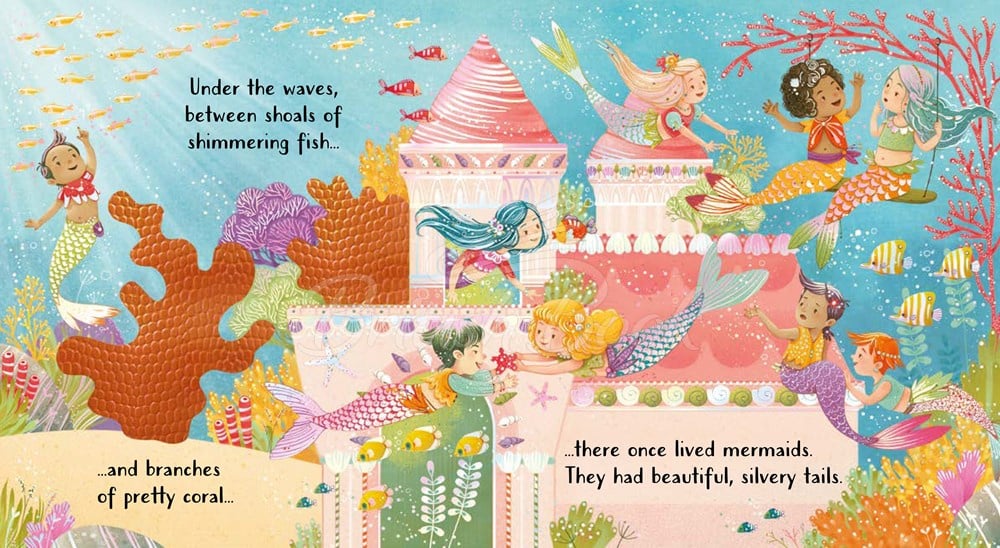 Книга Usborne Touchy-Feely: Sparkly Mermaids зображення 2