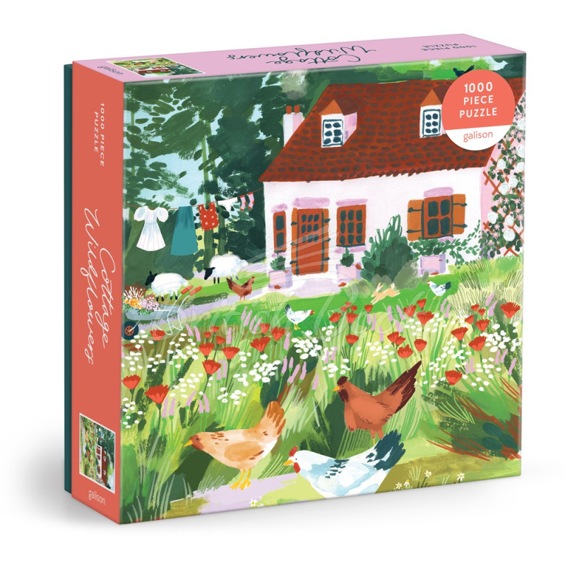 Пазл Cottage Wildflowers 1000 Piece Puzzle зображення 1