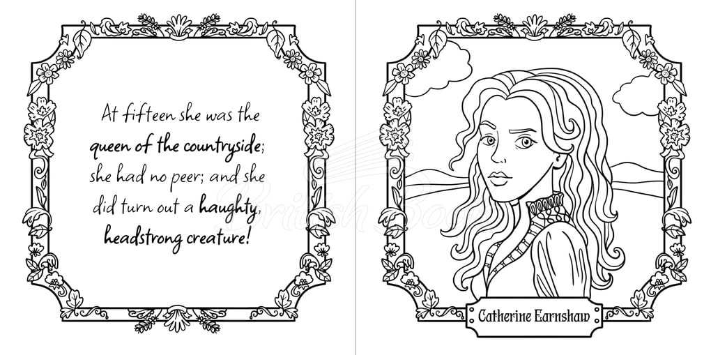 Книга Wuthering Heights Colouring Book изображение 2