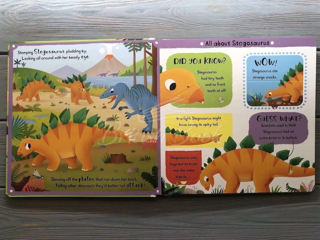 Книга First Facts and Flaps: Giant Dinosaurs изображение 2