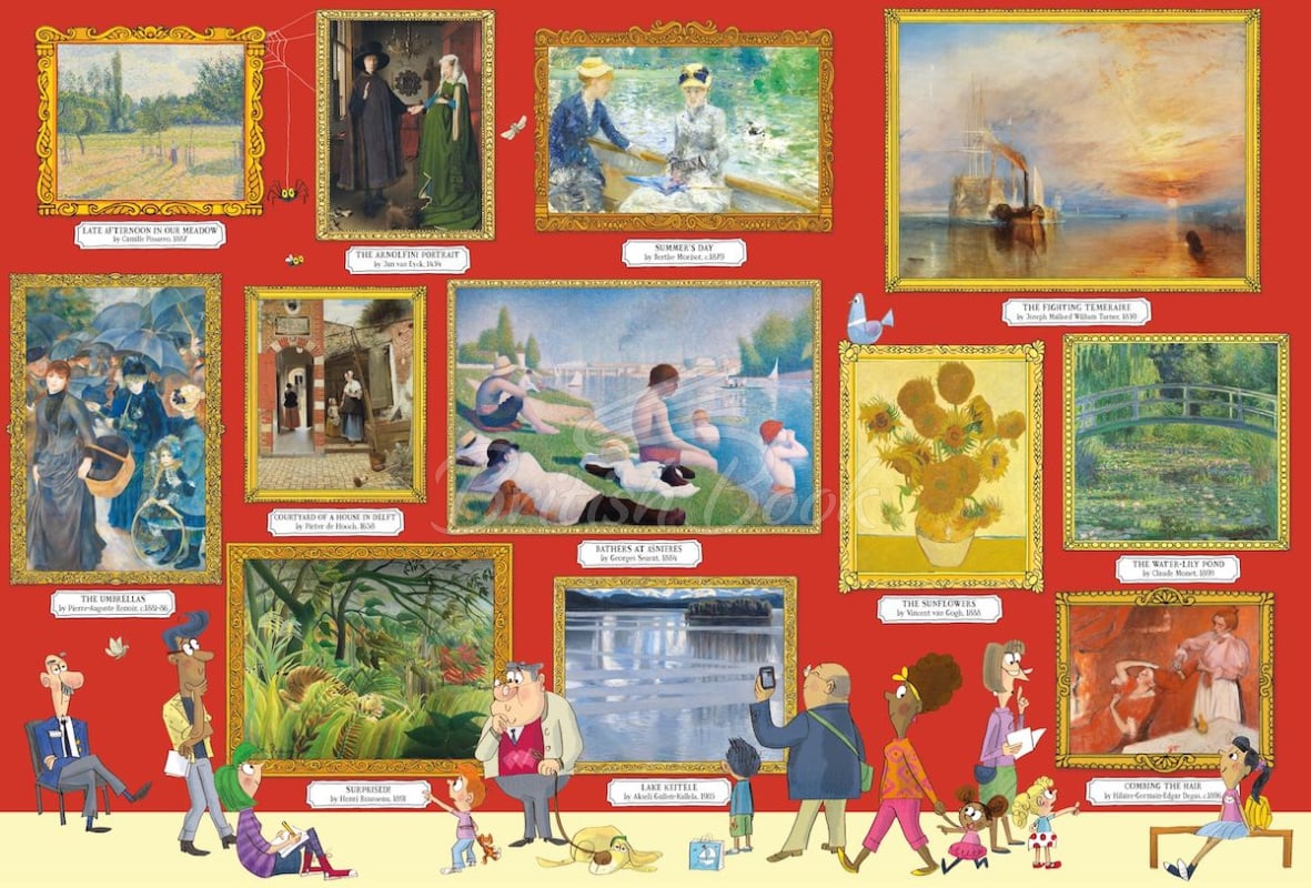 Пазл Usborne Book and Jigsaw: Art Gallery зображення 2