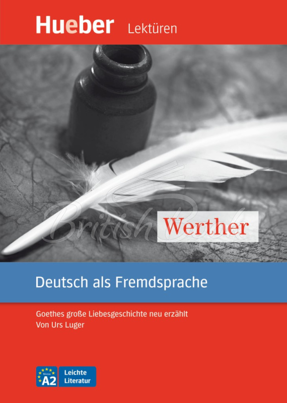 Книга Leichte Literatur Niveau A2 Werther mit Audios online зображення