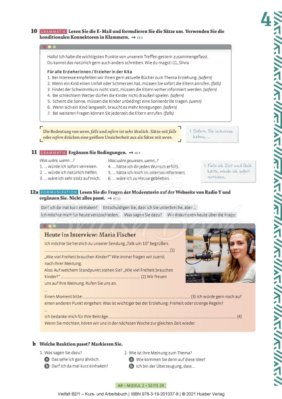 Учебник и рабочая тетрадь Vielfalt B2.1 Kursbuch und Arbeitsbuch zum Interaktive Version изображение 17