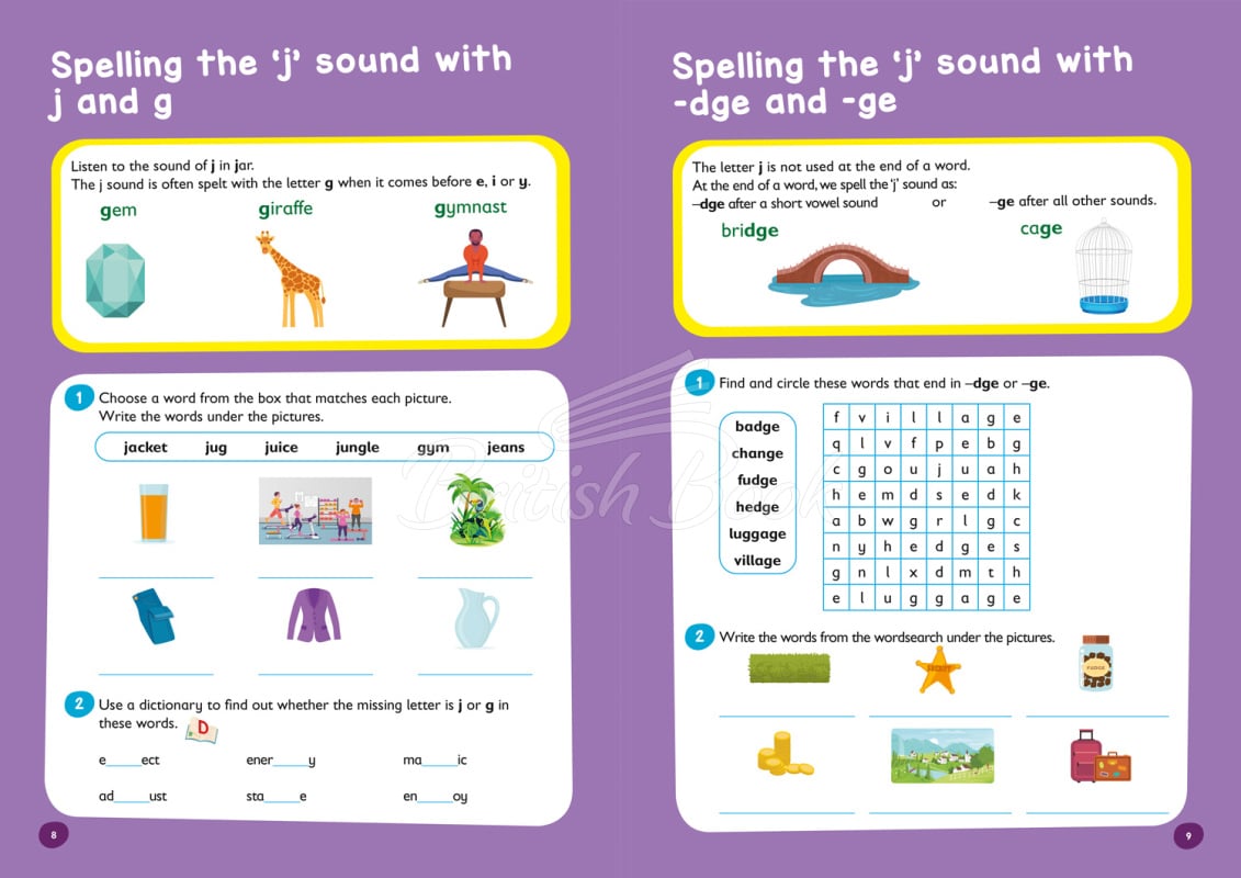 Книга Elite Learning: Spelling (Ages 6-7) зображення 2