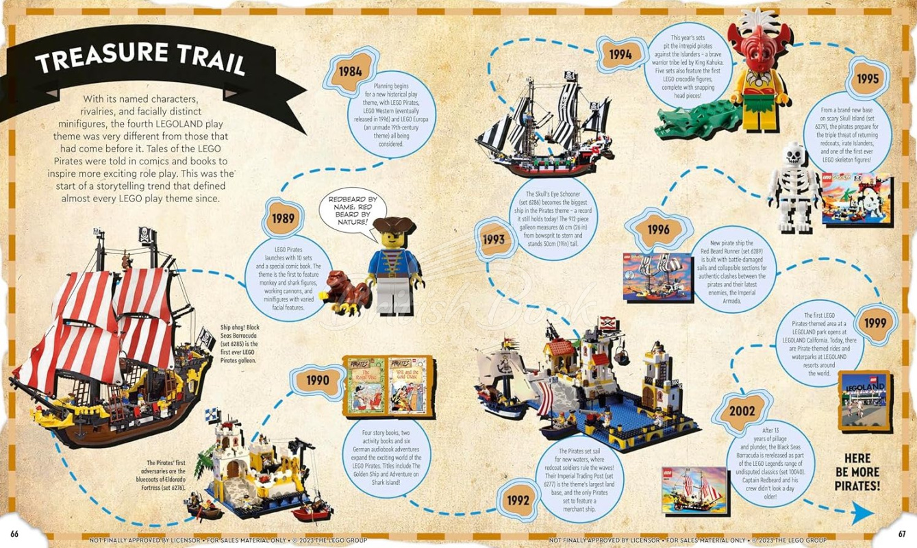Книга LEGO Timelines: A Visual Journey Through Ten Decades of LEGO History зображення 2