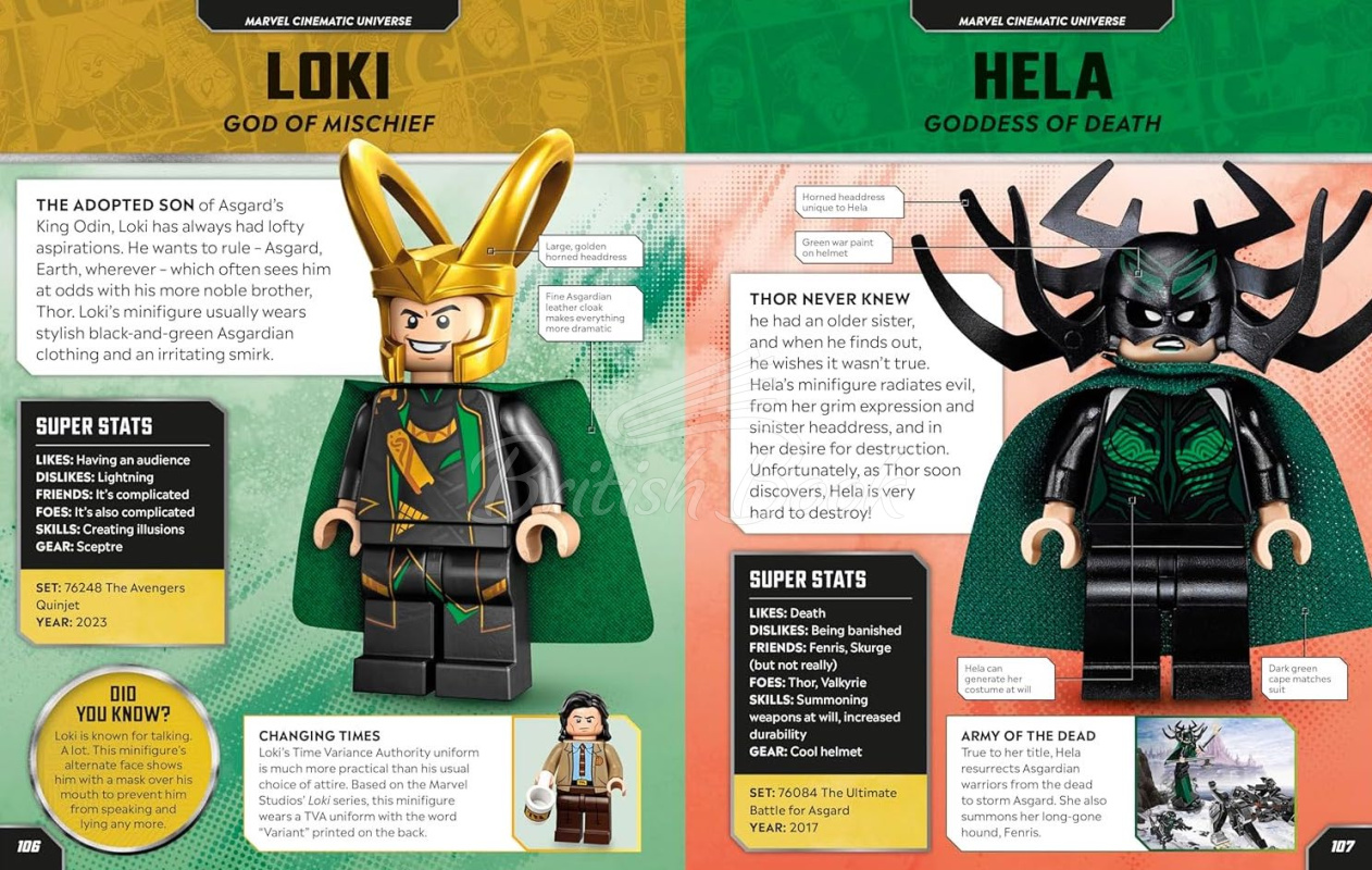 Книга LEGO Marvel Character Encyclopedia изображение 4