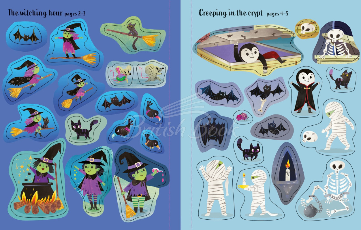 Книга First Sticker Book: Halloween изображение 8