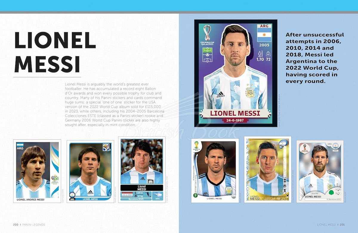 Книга Panini Legends: A Celebration of the World's Greatest Football Stickers изображение 6