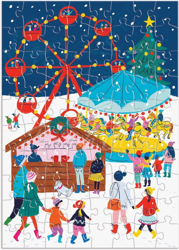 Пазл Louise Cunningham Merry and Bright 12 Days of Christmas Advent Puzzle Calendar изображение 5