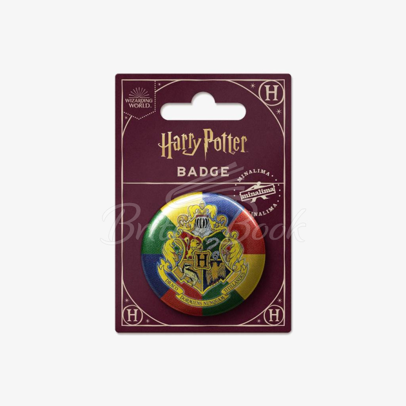 Значок Hogwarts: School Crest Button Badge зображення 3