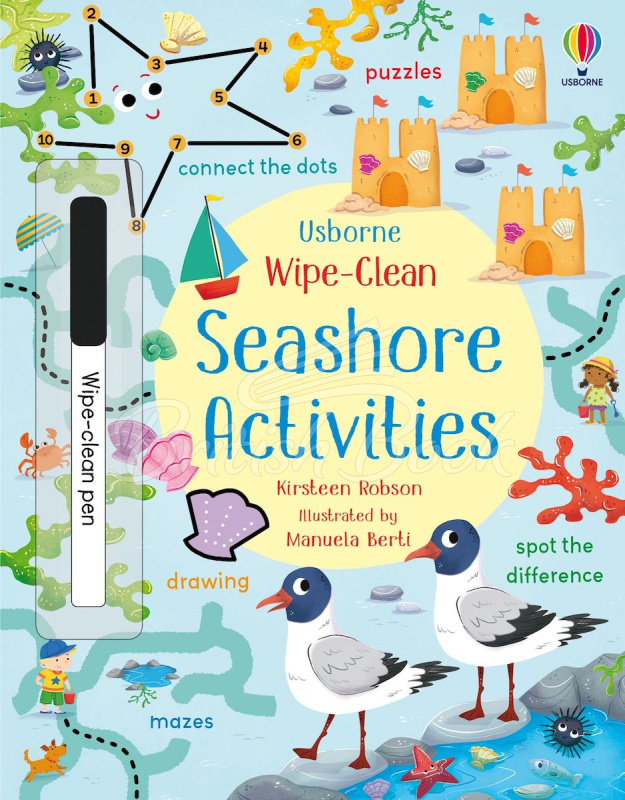 Книга Wipe-Clean Seashore Activities изображение
