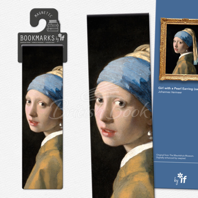 Закладка Classics Magnetic Bookmarks: Girl With a Pearl Earring изображение 1