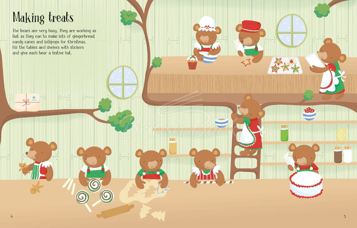 Книга Christmas Sticker Book зображення 1