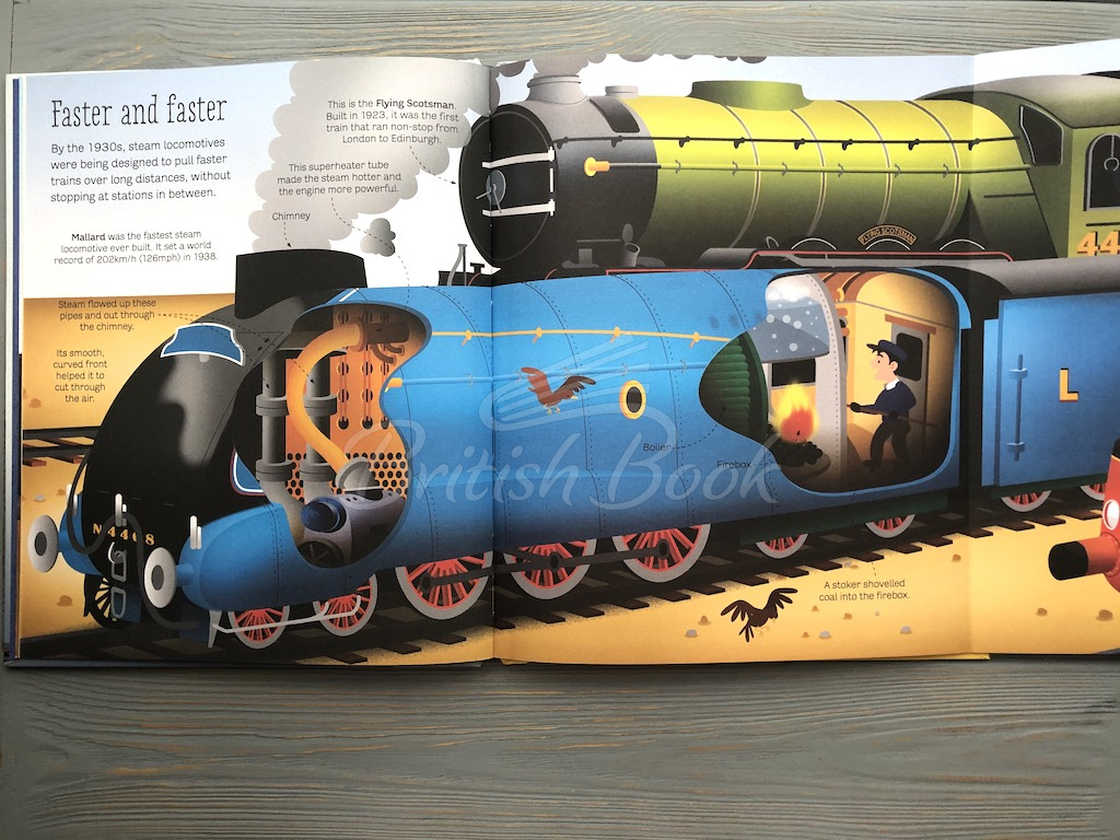 Книга Big Book of Trains изображение 3
