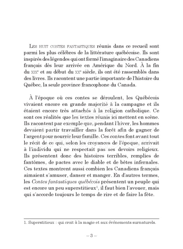 Книга Lectures en Français Facile Niveau 3 Contes fantastiques québécois зображення 1
