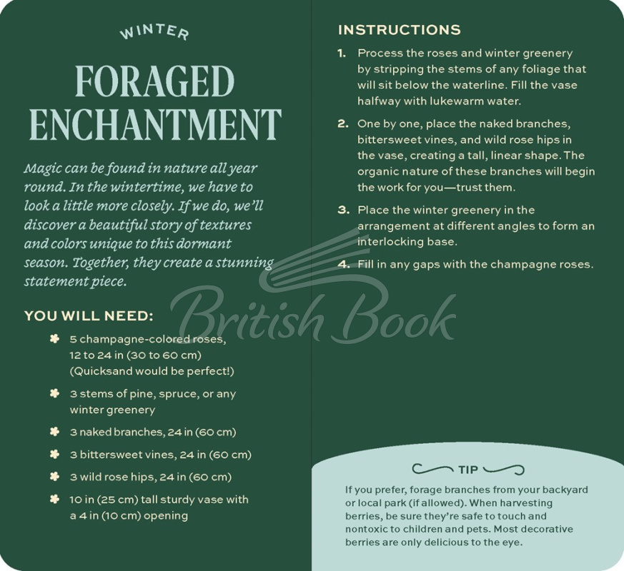 Картки The Floral Project Deck: 30 DIY Bouquets, Arrangements, Wreaths, and Other Seasonal Flower Projects зображення 11