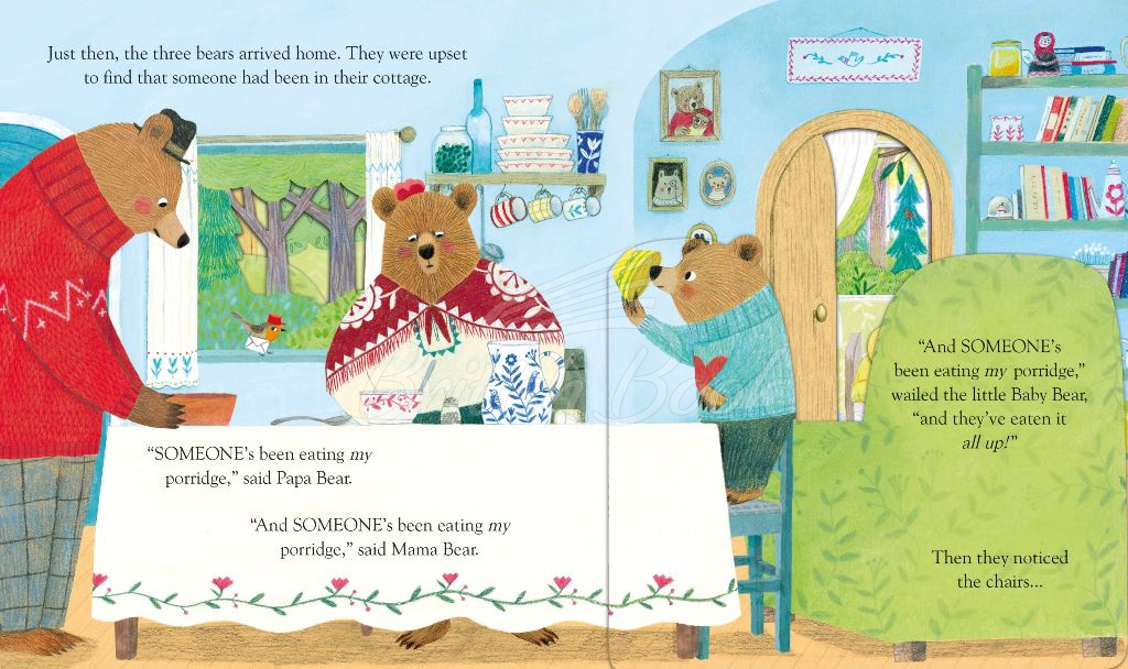 Книга Peep inside a Fairy Tale: Goldilocks and the Three Bears изображение 2