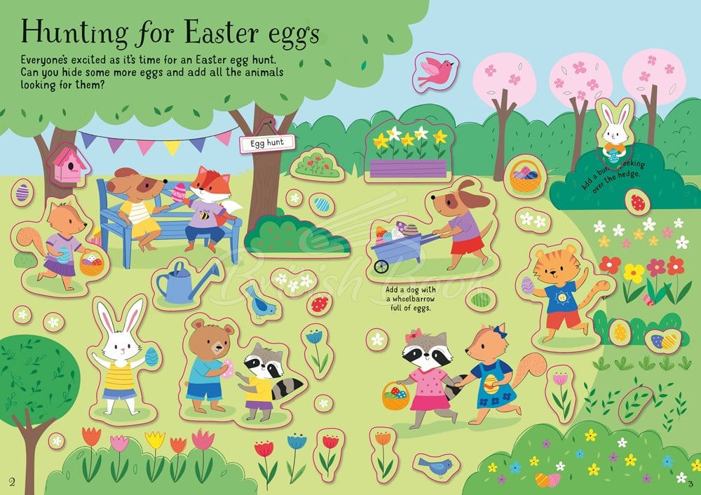 Книга Little First Stickers: Easter изображение 1
