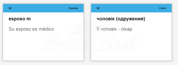 Картки Розмовна іспанська. Слова та фрази изображение 4