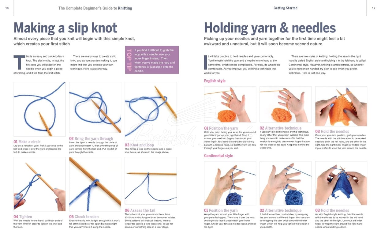 Книга The Complete Beginners Guide to Knitting зображення 4