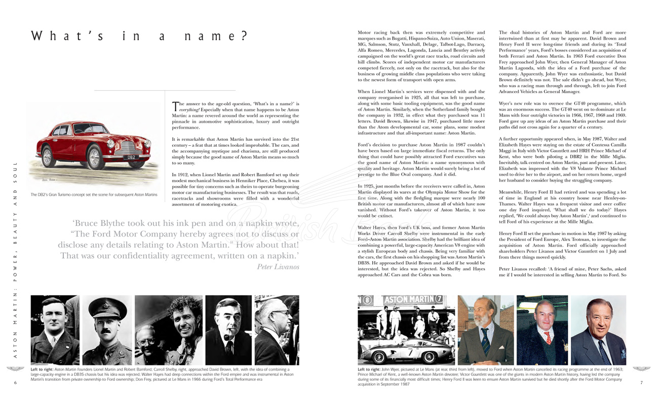 Книга Aston Martin: Power, Beauty and Soul зображення 5