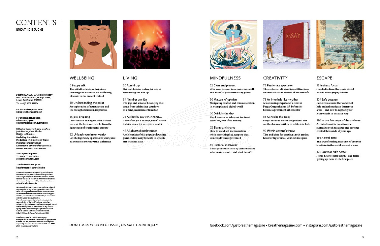 Журнал Breathe Magazine Issue 65 зображення 1