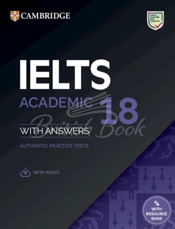 Підручник Cambridge English: IELTS 18 Academic Authentic Examination Papers with answers and Downloadable Audio зображення