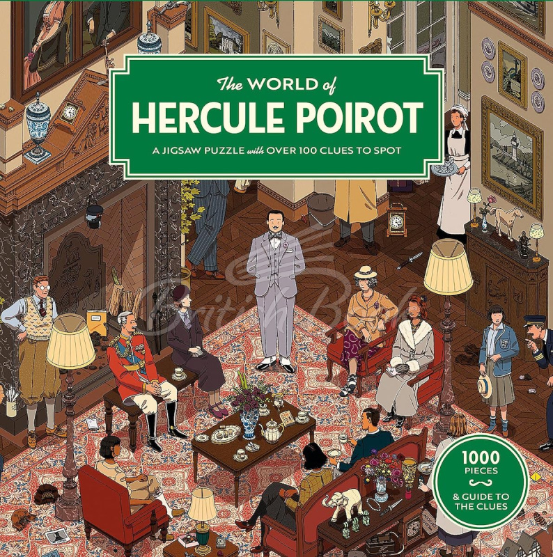 Пазл The World of Hercule Poirot: A Jigsaw Puzzle изображение