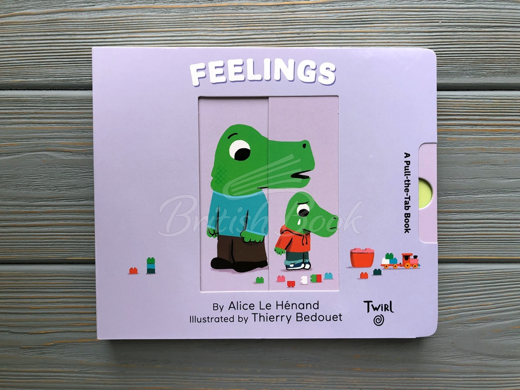Книга Feelings (A Pull-the-Tab Book) зображення 1