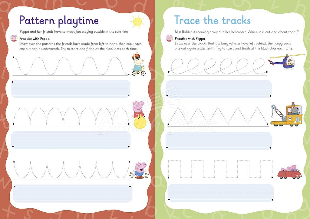 Книга Peppa Pig: Practise with Peppa: Wipe-Clean First Writing зображення 1