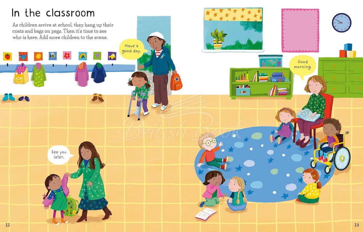 Книга First Sticker Book: First Experiences зображення 4