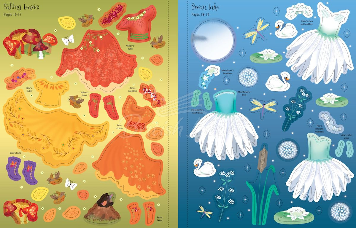 Книга Sticker Dolly Dressing: Dancing Fairies зображення 5