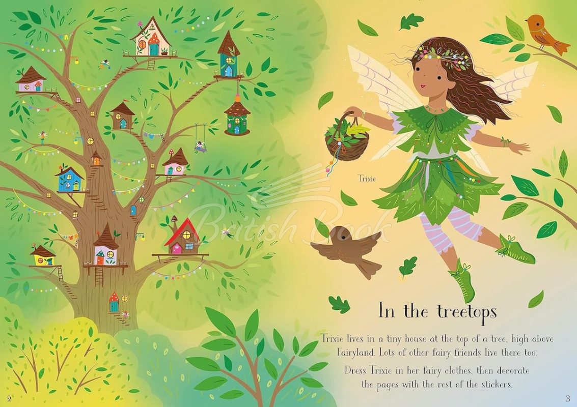 Книга Little Sticker Dolly Dressing: Treetop Fairies изображение 2